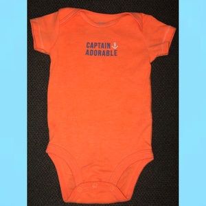 Infant onesie 🧡